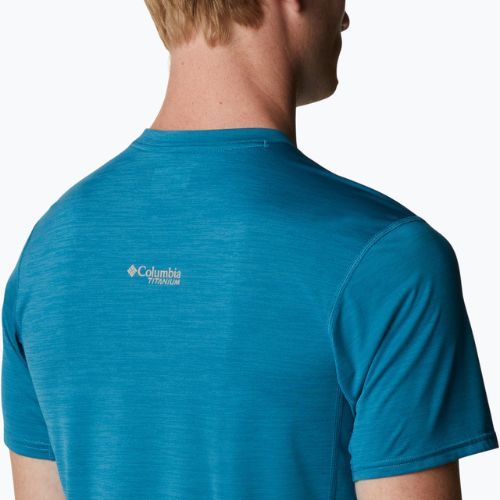 Columbia pánske trekingové tričko Titan Pass Graphic Tee blue 1991471