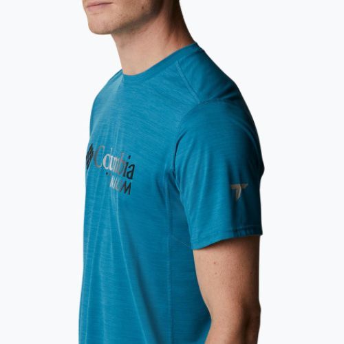 Columbia pánske trekingové tričko Titan Pass Graphic Tee blue 1991471