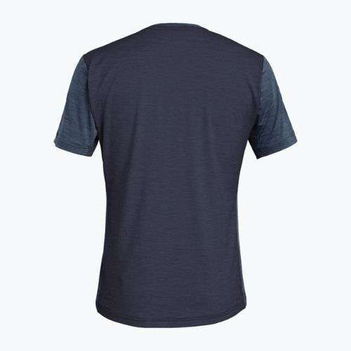 Pánske trekingové tričko Salewa Puez Hybrid 2 Dry premium navy melange 00-0000027397
