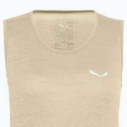 Dámske trekingové tričko Salewa Puez Graphic Dry Tank beige 00-0000027482