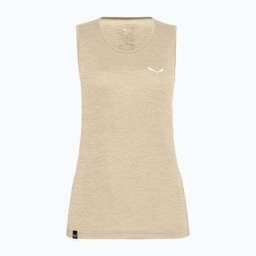 Dámske trekingové tričko Salewa Puez Graphic Dry Tank beige 00-0000027482