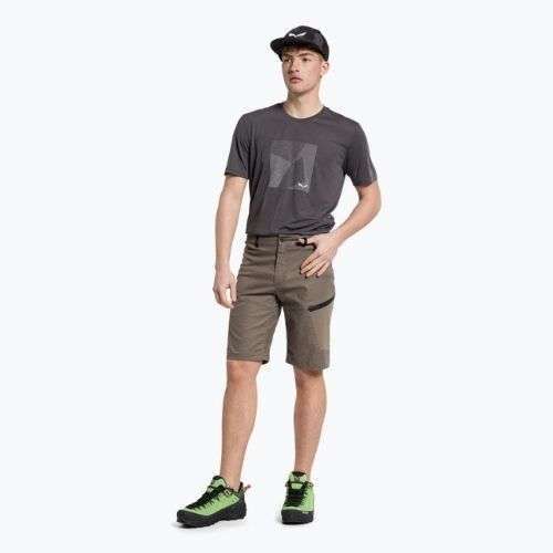 Salewa Lavaredo Hemp pánske turistické šortky hnedé 00-0000028033