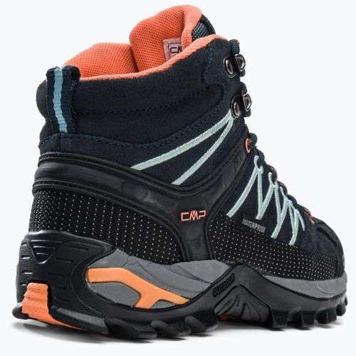 Dámske trekové topánky CMP Rigel Mid black and navy blue 3Q12946