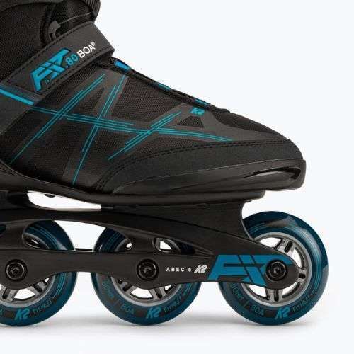 Pánske kolieskové korčule K2 F.I.T. 8 Pro black/blue 3H/11/75