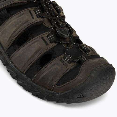KEEN Targhee III pánske sandále sivé/čierne