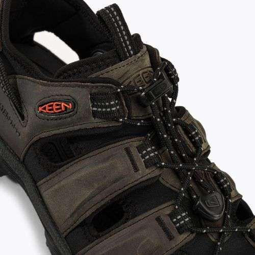 KEEN Targhee III pánske sandále sivé/čierne
