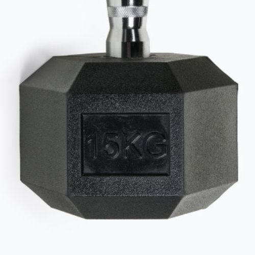 Pogumovaná činka TREXO Hex HXD150 15 kg