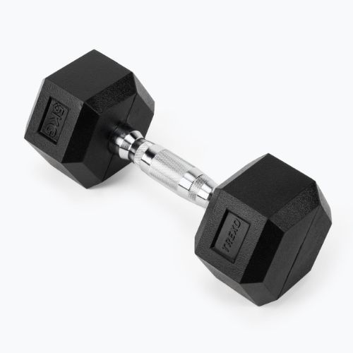 TREXO Hex HXD50 5 kg pogumované činky