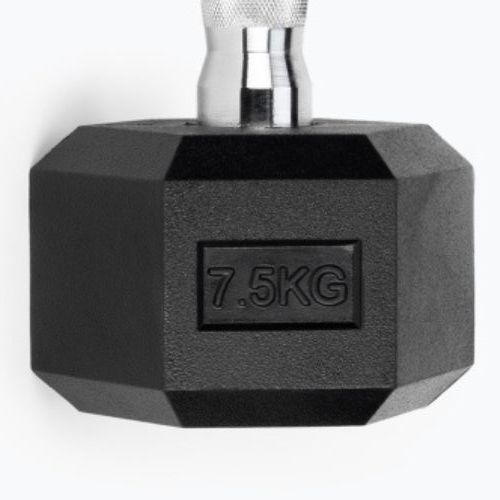 Pogumovaná činka TREXO Hex HXD75 7,5 kg