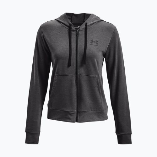 Dámska tréningová mikina Under Armour Rival Terry Full Zip Hoodie šedá 1369853