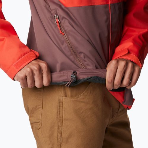 Columbia pánska bunda do dažďa Hikebound červená 1988621839