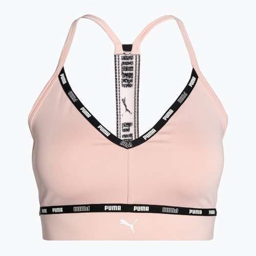 PUMA Low Impact Puma Strong Strappy fitness podprsenka ružová 522225 66
