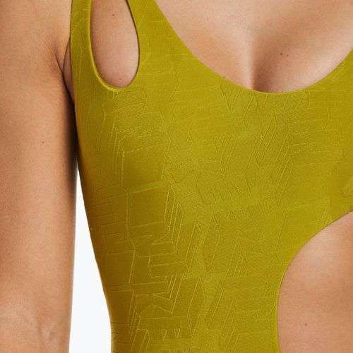 Dámske jednodielne plavky Nike Block Texture gold NESSD288-314