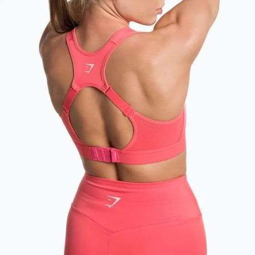 Gymshark Open Back Training Športová ružová fitness podprsenka