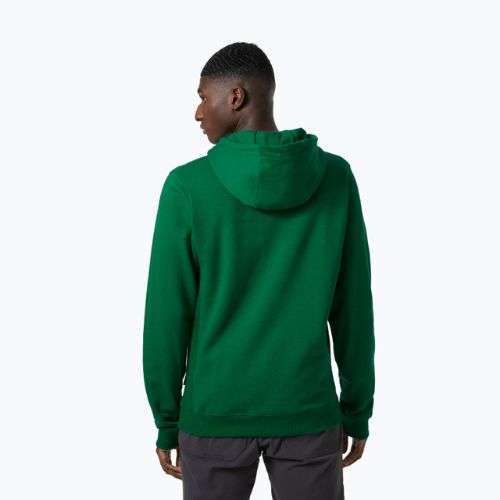 Pánska trekingová mikina Helly Hansen F2F Organic Cotton Hoodie malachite