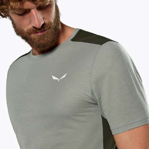 Pánske tričko Salewa Puez HYB Dry shirt shadow