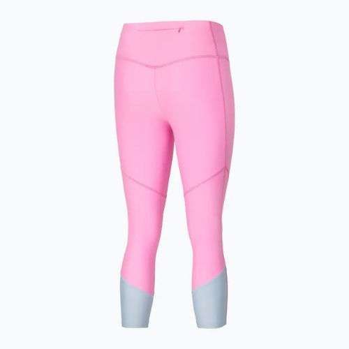 Dámske šifónové legíny Mizuno Impulse Core 3/4 lila