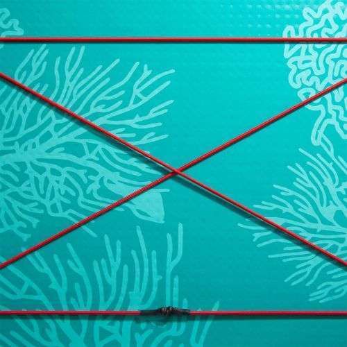 SUP ABSTRACT Coral 10'6'' topaz doska