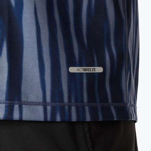 Pánske bežecké tričko ASICS Road All Over Print Top blue expanse/midnight
