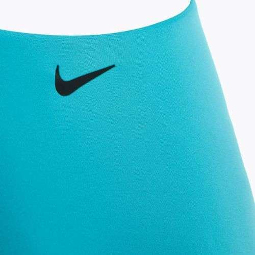 Dámske jednodielne plavky Nike Multi Logo Crossback dusty cactus