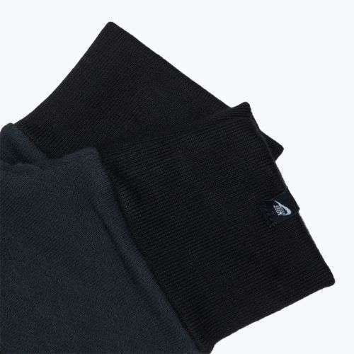 Dámske bežecké rukavice Nike Club Fleece black/white