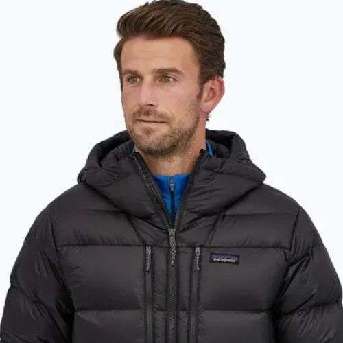 Pánska  páperová bunda  Patagonia Fitz Roy Down Hoody black