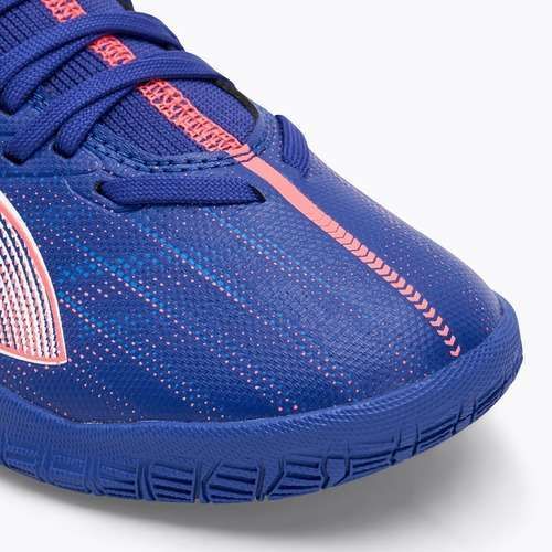 Detské kopačky PUMA Ultra 5 Match It + Mid Jr lapis lazuli/puma white/sunset glow