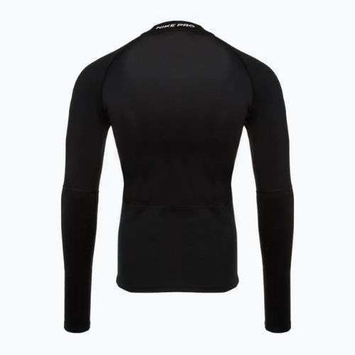 Pánske tričko Nike Pro Dri-Fit Warm black/white training longsleeve