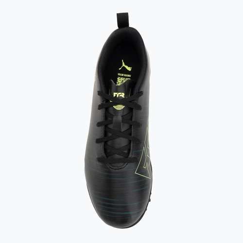 Detské kopačky PUMA Future 8 Play TT Jr black/fizzy light/green terrain