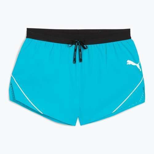Pánske bežecké šortky PUMA Raceday Ultrawave 3" Split speed blue
