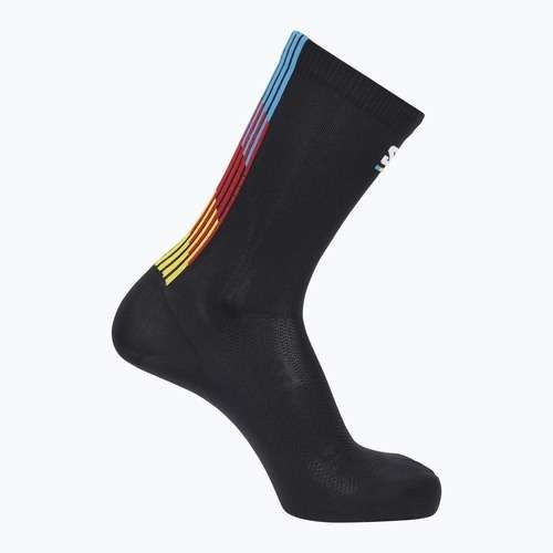 Ponožky Salomon Pulse Race Flag Crew black
