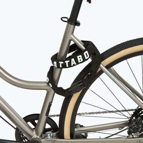 ATTABO C.100 zámok na bicykel 6 mm reťaz čierna