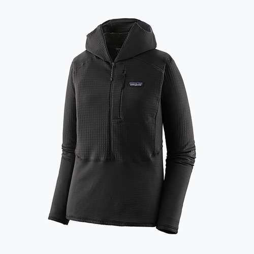 Dámska softshellová bunda Patagonia R1 Hybrid Pullover Hoody black