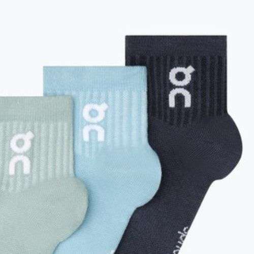 Ponožky On Logo Sock Mid 3 pary mauve/lavendula