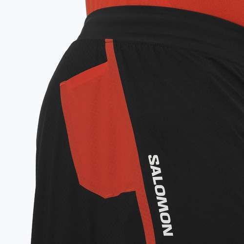 Pánske bežecké šortky Salomon S/Lab Speed ​​Spl 3" deep black/fiery red