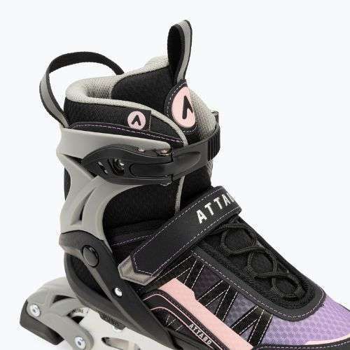 Detské kolieskové korčule nastaviteľné ATTABO Bladeroll black/violet