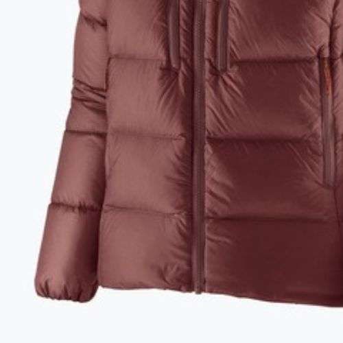 Dámska páperová bunda Patagonia Fitz Roy Down Hoody dark ruby w / sizzle red
