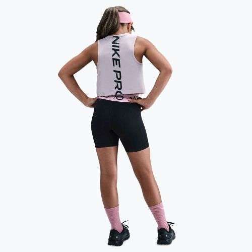 Detské šortky Nike Pro Dri-Fit 5" black/med soft pink/white