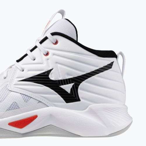 Volejbalové topánky Mizuno Wave Momentum Pro Mid white/black/fiery red