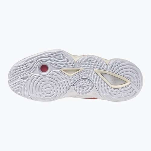 Dámske volejbalové topánky  Mizuno Wave Momentum Elite Mid white/rose elegance/lava falls