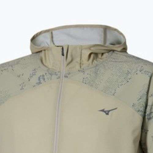 Pánska bežecká bunda Mizuno Active Alpha Hooded elm
