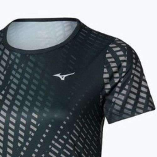 Dámske bežecké tričko Mizuno Core Graphic Tee black/gray