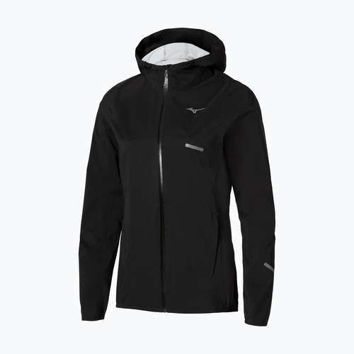 Dámska bežecká bunda Mizuno Trail Waterproof 20K Hooded black