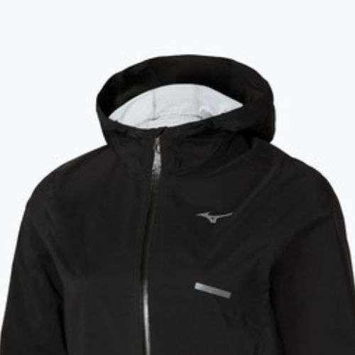 Dámska bežecká bunda Mizuno Trail Waterproof 20K Hooded black