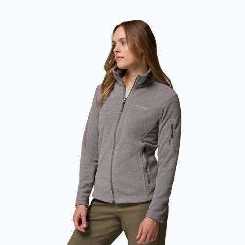 Dámska fleecová mikina Columbia Fast Trek II City Grey Heather/City Grey
