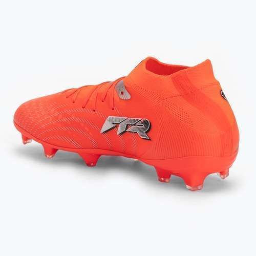 Detské futbalové kopačky PUMA Future 9 Pro FG/AG Jr glowing red/puma white/puma black/puma silver