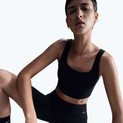 Športová podprsenka Nike Zenvy Medium-Support black/sail