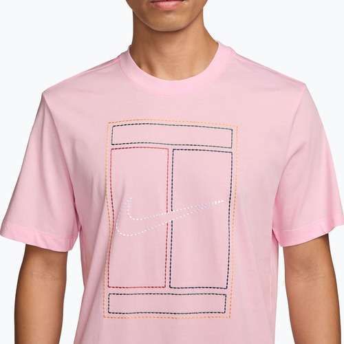 Pánske tričko Nike Court Heritage pink foam
