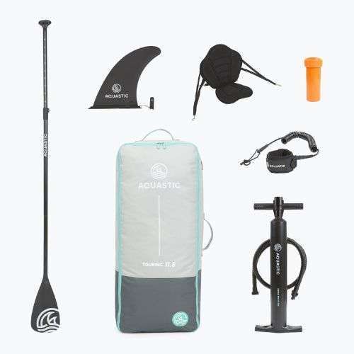 Súprava doska SUP nafukovacia AQUASTIC Touring 11'6" modrá