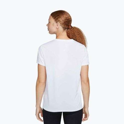 Dámske tréningové tričko Nike Dri-Fit white/black